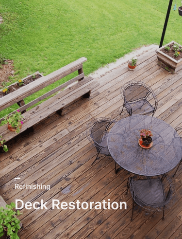 Deck restoration project